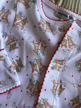 Load image into Gallery viewer, Magnolia baby Pima cotton Christmas baby grow