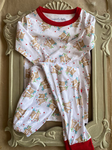 Magnolia baby Pima cotton Christmas pyjamas