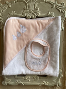 Coccode luxury towel and bib set