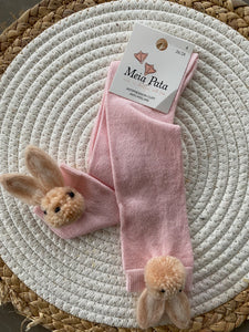 Meia pata pink bunny socks