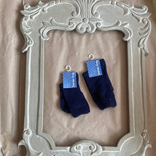 Load image into Gallery viewer, Dorian gray navy long socks