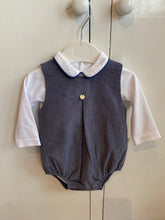 Load image into Gallery viewer, Baby gi boys romper and vest set blue