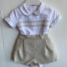 Load image into Gallery viewer, Star collection boys beige 2 piece