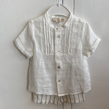 Load image into Gallery viewer, Purete boys luxury linen shirt and short set