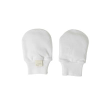 Load image into Gallery viewer, Baby Gi White Unisex Mitts