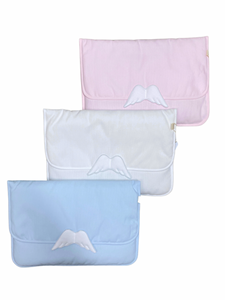 Baby Gi Angel Wings First Clothes Pouch White/Blue/Pink