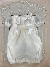 Load image into Gallery viewer, Boys Ivory Christening Romper