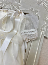 Load image into Gallery viewer, Boys Ivory Christening Romper